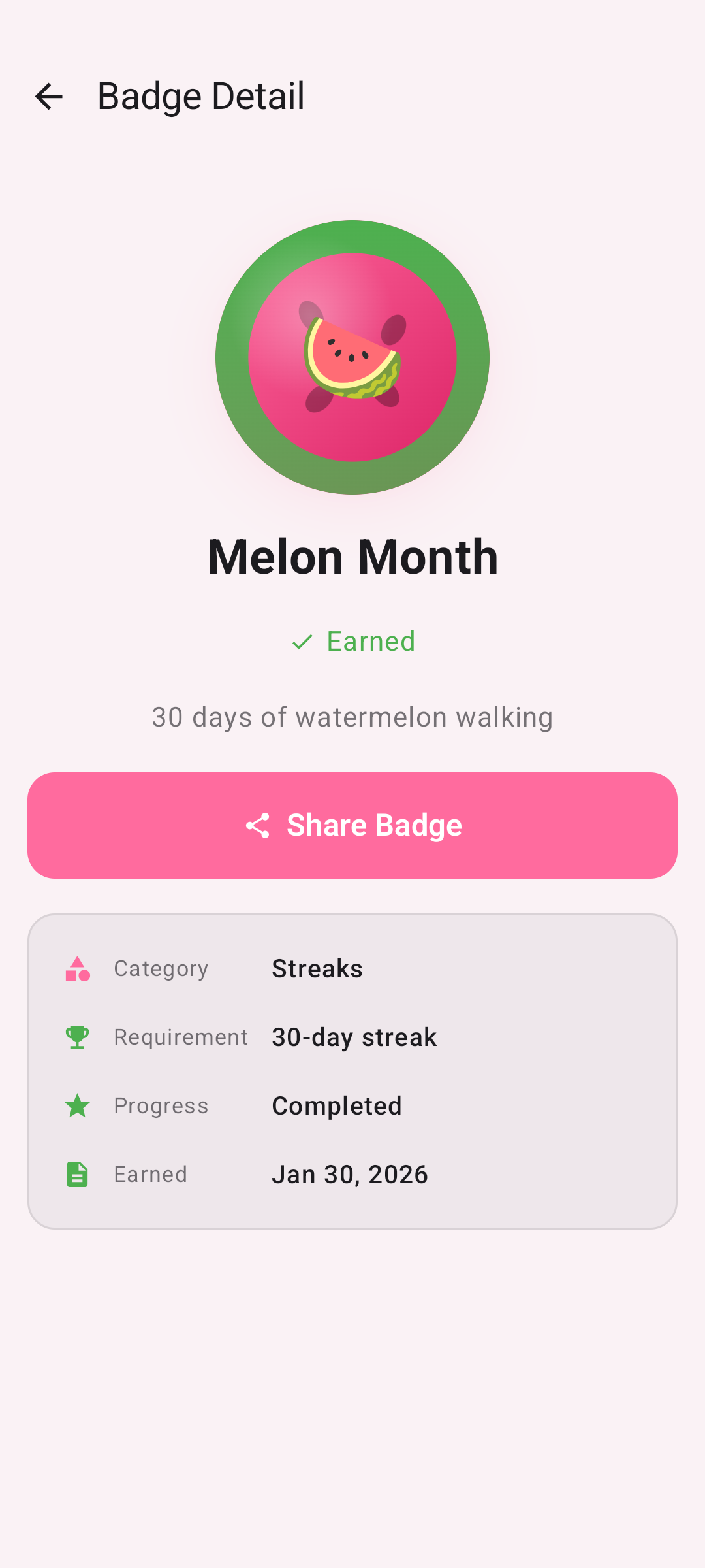 Streak Badge